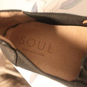 Gently Used - Soul Naturalizer Black Slip-on Shoe Size 8